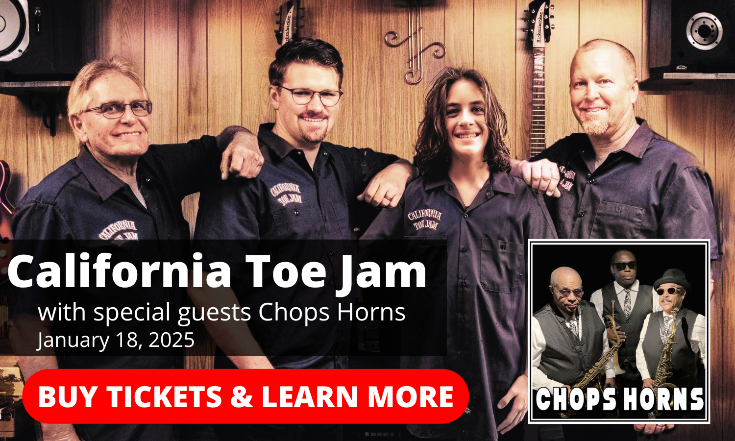 California Toe Jam Good Time Oldies Band with Chops Horns